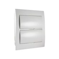   STILO süllyesztett elosztó 2 soros/24-modulos STD5 fehér ajtó