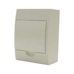   STILO falon kívüli elosztó 1 soros/6-modulos STD6 fehér ajtó