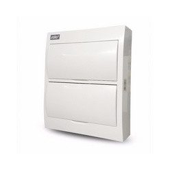   STILO falon kívüli elosztó 2 soros/24-modulos STD6 fehér ajtó