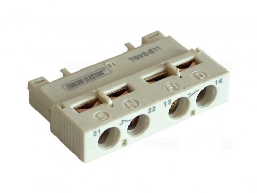 Homlokoldali segédérintkező 1ny+1z