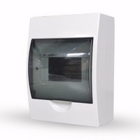 STILO falon kívüli elosztó 1 soros/6-modulos STD6