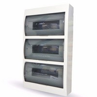 STILO falon kívüli elosztó 3 soros/36-modulos STD6