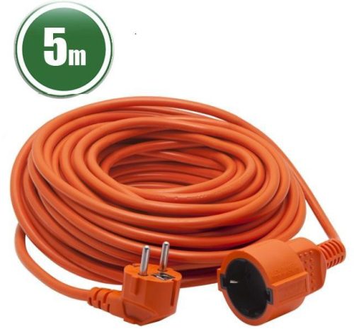 Hosszabbító lengő csatlakozó 5m 3x1,5mm2 vezeték!