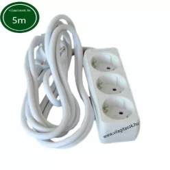 Hálózati elosztó 3h 5m 3x1,5mm2 vezeték