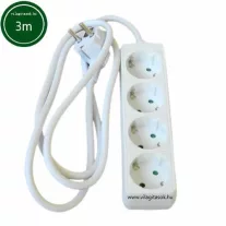 Hálózati elosztó 4h 3m 3x1,5mm2 vezeték