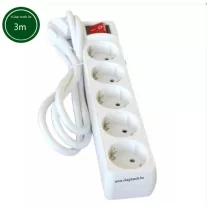 Hálózati elosztó kapcsolóval 5h 3m 3x1,5mm2 vezeték