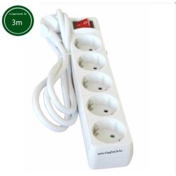 Hálózati elosztó kapcsolóval 5h 3m 3x1,5mm2 vezeték