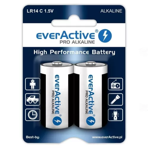 EverActive Pro Alkaline elem baby R14 1,5V 2db/cs