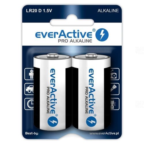 EverActive Pro Alkaline elem góliát R20 1,5V 2db/cs
