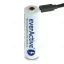 EverActive 18650 Li-ion akkumulátor 3,7V 3200mAh microUSB töltés, töltőkábellel, védett