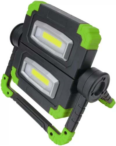 Akkumulátoros LED szerelő reflektor 20 W, 6500 K, 3,7 V, 5000 mAh, Li-Ion, 850 lm, 4 h, IP43