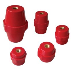 Támszigetelő, piros H=76mm, M10