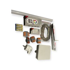 Set iluminat saună 2 metri bandă LED RGB+WW