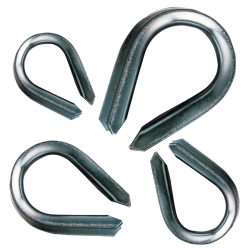   Kötélszív kötél-és sodronyvégződések kialakítására, acél d=7-9mm