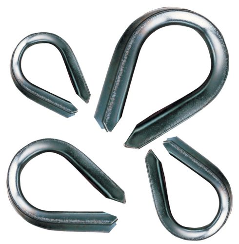 Kötélszív kötél-és sodronyvégződések kialakítására, acél d=4-5mm