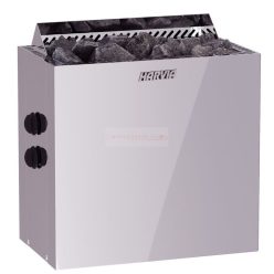   Harvia Qubic BQ60 6 kW Saunaofen mit integrierter Steuerung – grau