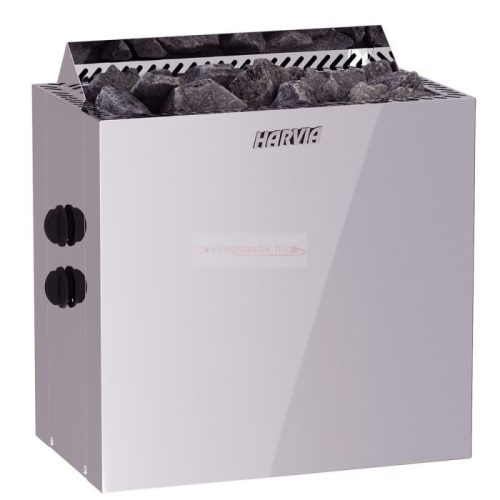 Harvia Qubic BQ90 9 kW sobă de saună cu panou de comandă integrat - gri