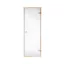 Szauna üvegajtó víztiszta üveggel fenyőfa tokkal 686x1890mm