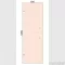 Szaunaajtó üveglap bronz 600x1800x8mm függőleges fogantyú furattal