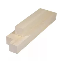   Szauna szerkezeti léc csomómentes finn nyárfából 42x42 mm A osztályú 2,4 méter