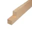 Szauna szerkezeti léc csomószegény égerfa 42x42 mm A osztályú 2,4 méter