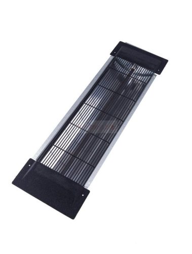 Keramikrohr-Infrarotstrahler mit dunkelgrauem Schutzgitter, Wandmontage 350 W