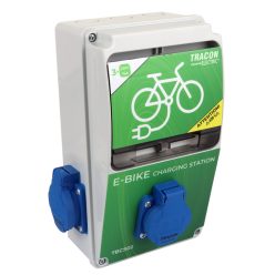 Elektromos kerékpár töltőállomás védelemmel