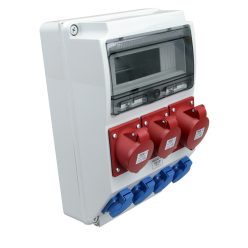   Csatlakozó doboz, védelem nélkül Out:4×SCHUKO+2×16A(3P+N+E)+1×32A(3P+N+E)