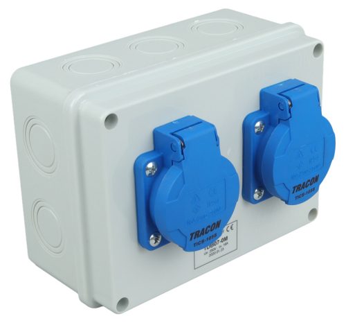 Csatlakozó doboz, védelem nélkül