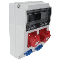   Csatlakozó doboz, védelem nélkül Out:2×SCHUKO+2×32A(3P+N+E)