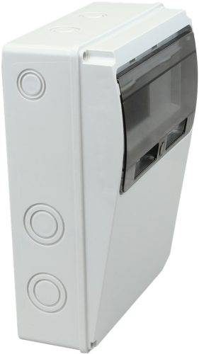 Üres ipari csatlakozódoboz szerelősínnel, ABS