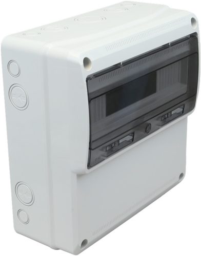 Üres ipari csatlakozódoboz szerelősínnel, ABS