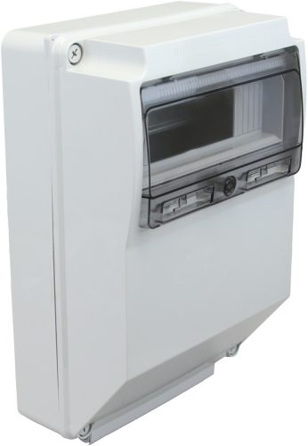 Üres ipari csatlakozódoboz szerelősínnel, ABS