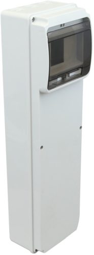 Üres ipari csatlakozódoboz szerelősínnel, ABS