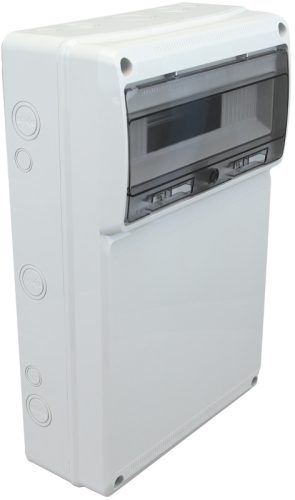 Üres ipari csatlakozódoboz szerelősínnel, ABS