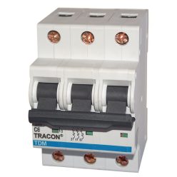 Kismegszakító, 3 pólus, D karakterisztika 40A, 10kA