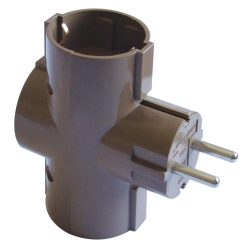 Többférőhelyes átalakító csatlakozó, normál, barna