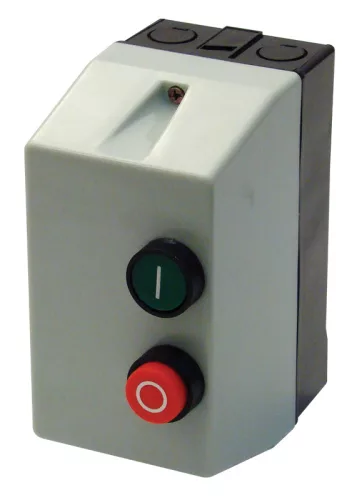 Tokozott motorvédő kombináció, kontaktor, hőrelé műanyag ház 3.5A, 1.5kW