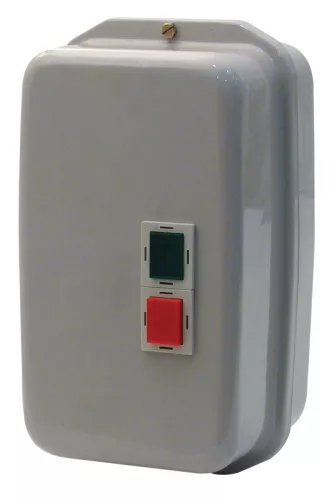 Tokozott motorvédő kombináció, kontaktor+hőrelé, fém ház 37A, 18,5kW