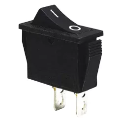   Készülékkapcsoló, BE-KI, fekete (0-I felirat) 16(6)A, 250V AC