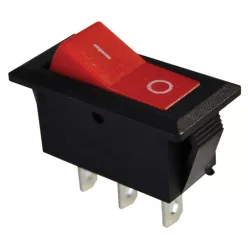   Készülékkapcsoló, váltó, piros (0-I felirat) 16(6)A, 250V AC