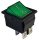 Készülékkapcsoló, BE-KI, 2P, világító, zöld, 0-I felirattal 16(6)A, 250V AC