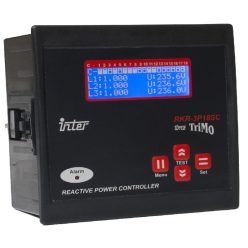   Fázisjavító automatika, 3f fázisonkénti szabályz. 18+1 kond.