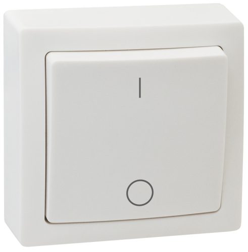 Falon kívüli kétpólusú kapcsoló 10AX/250VAC, IP20 (102)