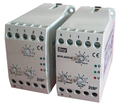 Védőrelé, áramnövekedés ellen 0.5-5A/230V AC, 250V AC, 10A/24V AC/DC