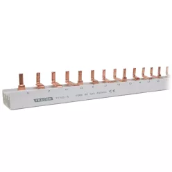   Soroló sín - csapos kivitelű max.63A, 230/400VAC, 4P, 56modul