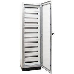   Moduláris fémajtós fém elosztószekrény DIN-Rail modulokkal