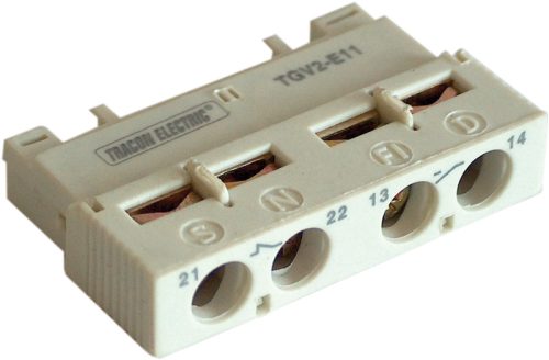 Homlokoldali segédérintkező 2×NO