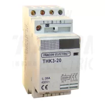   Installációs kontaktor 230V, 50Hz, 2P, 2×NO, 32/12A, 24V AC