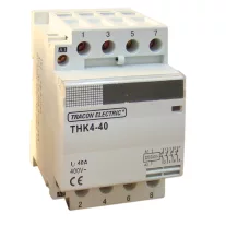   Installációs kontaktor 230/400V, 50Hz, 4P, 4×NO, 63/25A, 13/3,8kW, 24V AC